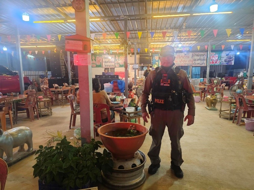 วันที่ 13 พฤษภาคม 2569 ออกตรวจป้องกันเหตุจุดเสี่ยงต่อการก่อเหตุอาชญากรรม ตามแหล่งชุมชน ในเขตพื้นที่รับผิดชอบ