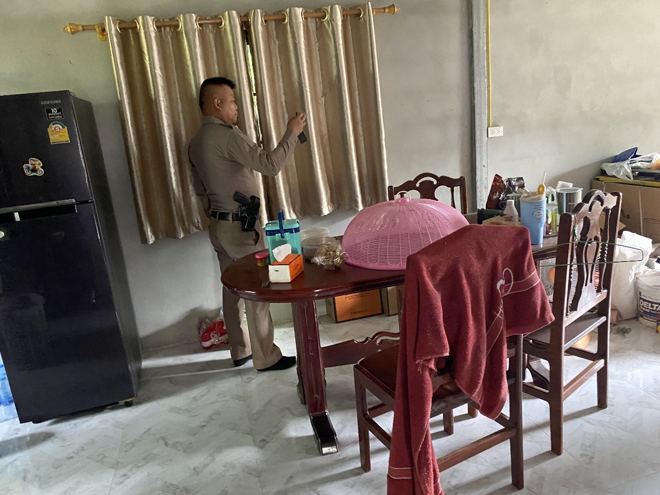 เหตุลักทรัพย์ บ้านสันติสุข
